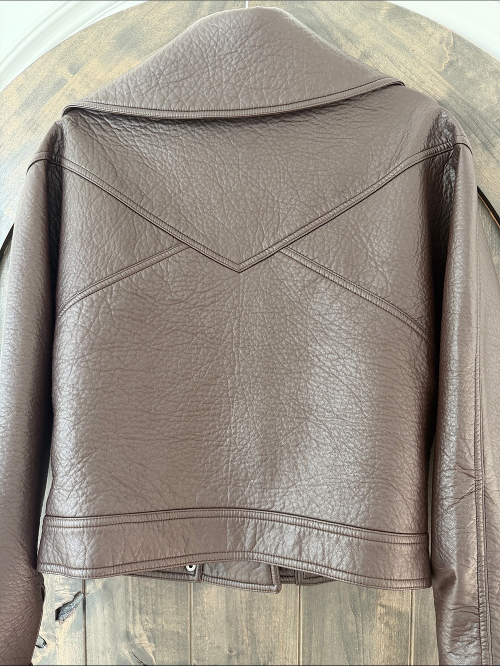 Dear John Vegan Leather Bomber Jacket - Picture 6 of 10